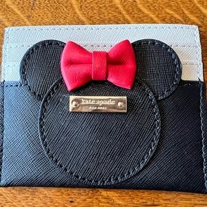 NWOT Kate Spade/Disney Minnie Mouse card wallet